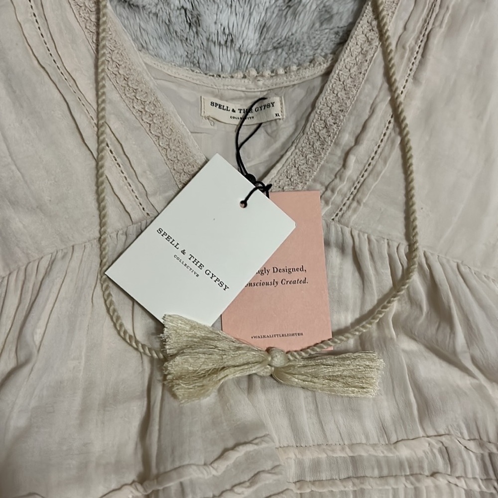 Spell & the Gypsy Collective NWT XL Hanalei Midi Dress - Picture 6 of 11